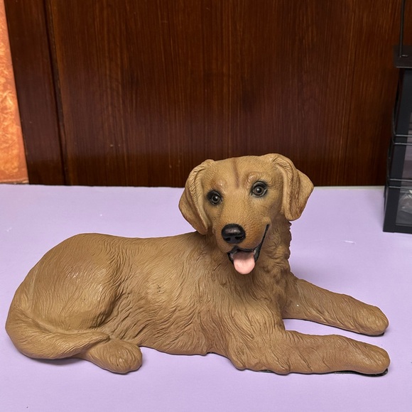 Homco Vintage Golden Retriever Dog Resin Sculpture - Picture 11 of 15